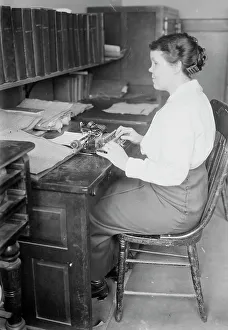 Deaf Prints: Kath. McGirr, Deaf, Dumb & Blind. between c1910 and c1915. Creator: Bain News Service