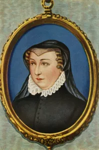 Clouet Prints: Katharina De Medici, (1933). Creator: Unknown