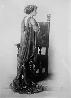 Chicago Prints: Katherine Kaelred standing before chair