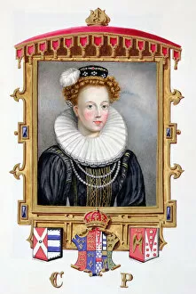 Countess Of Essex Gallery: Katherine Parr, sixth wife and Queen of Henry VIII, (1825)