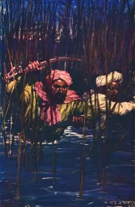 Kavanagh and Kunuji in the Swamp, 1857 (c1912) Kavanagh and Kunuji in the Swamp, 1857 (c1912)