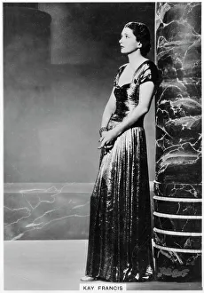 Kay Francis, American stage and film actress, 1938