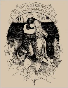 Ford Prints: Kay and Gerda. The Snow Queen. Illustration from The Pink Fairy Book by Andrew Lang, 1897