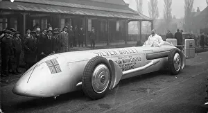 Sunbeam Prints: Kaye Don with the Sunbeam Silver Bullet, 1930