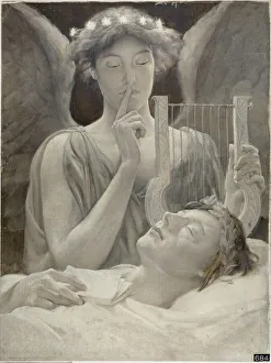 Lyre Gallery: Keats Last Sonnet, 1887. Creator: Will H. Low