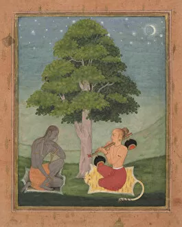 Rajasthan Collection: Kedar Ragini: Folio from a ragamala series (Garland of Musical Modes), ca. 1690-95