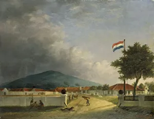 Java Indonesia Prints: The Kedawong Sugar Factory near Pasuruan, Java, 1849. Creator: Herman Theodorus Hesselaar
