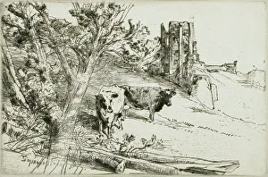 Seymour Haden Prints: The Keep, 1877. Creator: Francis Seymour Haden