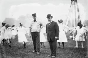 Commissioner Prints: Keeper Snyder [and] Comm. Stover, between c1910 and c1915. Creator: Bain News Service