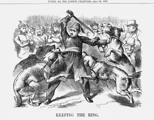 Keeping the Ring, 1876. Artist: Joseph Swain