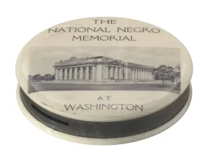 Souvenirs Prints: Keepsake pocket bank for the National Negro Memorial, ca. 1926. Creator: Unknown