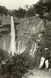 Macmillan And Co Gallery: Kegon-No-Taki, 1910. Creator: Herbert Ponting