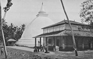 Kelaniya Temple and Dagoba, c1890, (1910). Artist: Alfred William Amandus Plate