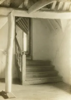 Beam Prints: Kelmscott Manor: In the Attics (No. 2), 1896. Creator: Frederick Henry Evans