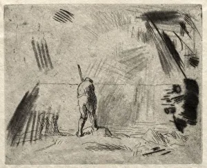 1814 1875 Prints: Kelp Gatherers. Creator: Jean-Francois Millet (French, 1814-1875)