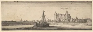 Metropolita Prints: Kelsterbach Castle near Hochst am Main, 1642-44. Creator: Wenceslaus Hollar