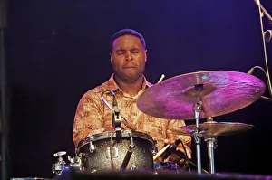 Mixed Race Prints: Kendrick Scott, Love Supreme Jazz Festival, Glynde, East Sussex, 2013