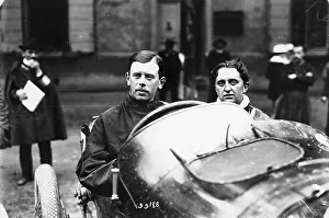 Mechanic Prints: Kenelm Lee Guinness behind the wheel of a Sunbeam c1913-c1924
