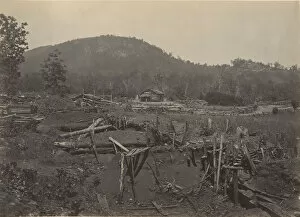 Trench Collection: The Front of Kenesaw Mountain, Georgia, 1860s. Creator: George N. Barnard