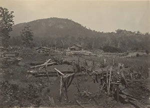 George Norman Prints: The Front of Kenesaw Mountain, Georgia, 1860s. Creator: George N. Barnard