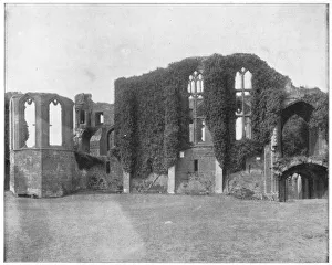 Kenilworth Castle, England, late 19th century.Artist: John L Stoddard Kenilworth Castle, England, late 19th century.Artist: John L Stoddard