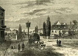 Old And New London Collection: Kennington, from the Green, 1780, (c1878). Creator: Unknown