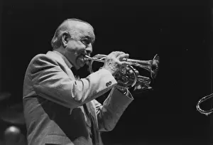Concert Hall Prints: Kenny Baker, British All Star Band, Barbican, London, 1993. Creator: Brian Foskett