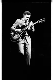 Burrell Prints: Kenny Burrell, Dominion, London, 1985. Artist: Brian O Connor