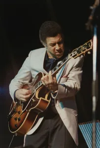 Strumming Prints: Kenny Burrell, North Sea Jazz Festival, 1999. Creator: Brian Foskett