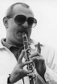Dark Glasses Prints: Kenny Davern, Brecon Jazz Festival, 1990. Creator: Brian Foskett
