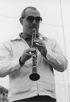 Dark Glasses Prints: Kenny Davern, Brecon Jazz Festival, 1990. Creator: Brian Foskett