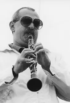 Dark Glasses Prints: Kenny Davern, Brecon Jazz Festival, 1990. Creator: Brian Foskett