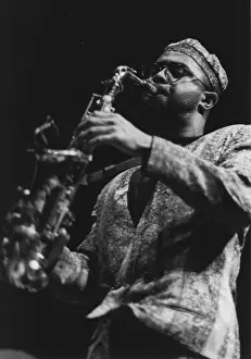 Saxophone Prints: Kenny Garrett, Maastricht Jazz Mecca, Netherlands, 1992. Creator: Brian Foskett