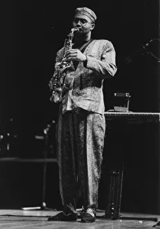 Saxophone Prints: Kenny Garrett, Maastricht Jazz Mecca, Netherlands, 1992. Creator: Brian Foskett