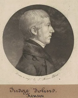 Plantation Owner Prints: Kensey Johns, 1802. Creator: Charles Balthazar Julien Fevret de Saint-Memin