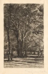 1818 1910 Prints: Kensington Gardens, No. 2 (Large Plate)