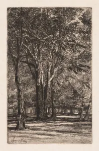 1818 1910 Prints: Kensington Gardens, No. 2 (The Larger Plate)