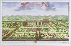 London Landmarks Collection: Kensington Palace, London, 1730. Artist: Johannes Kip
