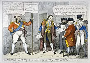 Placard Collection: The Kentish lottery - or a new way to pay old debts, 1819