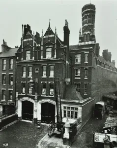 Fire Station Prints: Kentish Town Fire Station, No 3a Fortress Walk, St Pancras, London, 1903