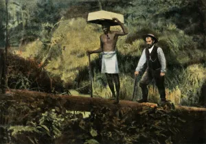 Local Industry Gallery: Kentzer (Chercheurs D Or En Promenade), (Prospecting for Gold), 1900. Creator: Unknown