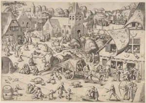 Bruegel Prints: The Kermis at Hoboken, ca. 1559. Creator: Frans Hogenberg