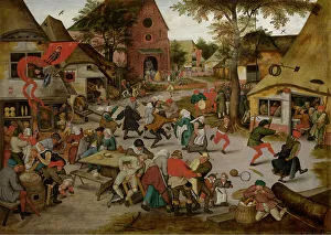 Funfair Prints: Kermis of Saint George, c1580-1630. Creator: Pieter Brueghel the Younger