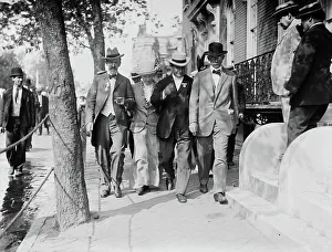 Presidential Campaign Prints: Kern (Ind), Mrs. Bryan, W.J. Bryan, and brother, c1912. Creator: Bain News Service