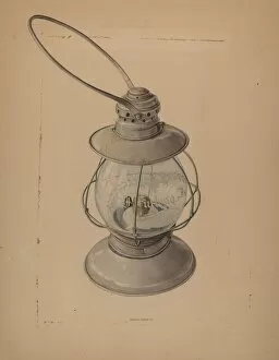 Kerosene Lantern, 1939. Creator: Samuel Faigin