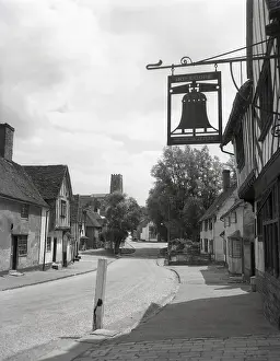 Peaceful Prints: Kersey, Suffolk, c1955. Creator: Arthur Charles Kirby Ware