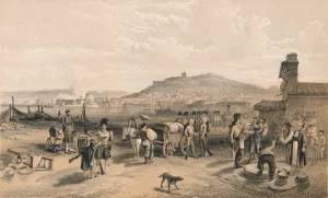William Simpson Prints: Kertch from the North, 1856. Artist: Georges McCulloch
