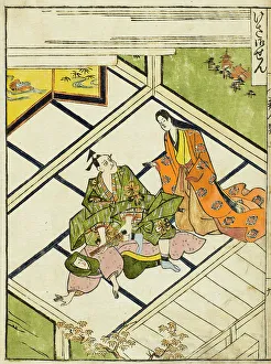Torii School Prints: Kesa Gozen, 17th century. Creators: Okumura Masanobu, Suzuki Harunobu