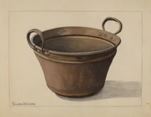Billy Prints: Kettle, c. 1935. Creator: Yolande Delasser