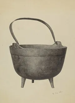 Felix Maurice Van Prints: Kettle, c. 1940. Creator: Maurice Van Felix